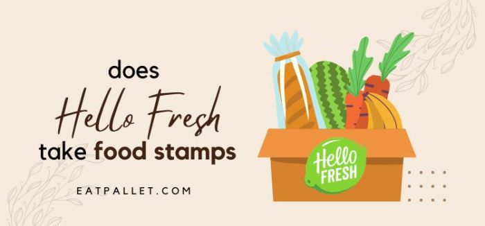 does hellofresh accept food stamps