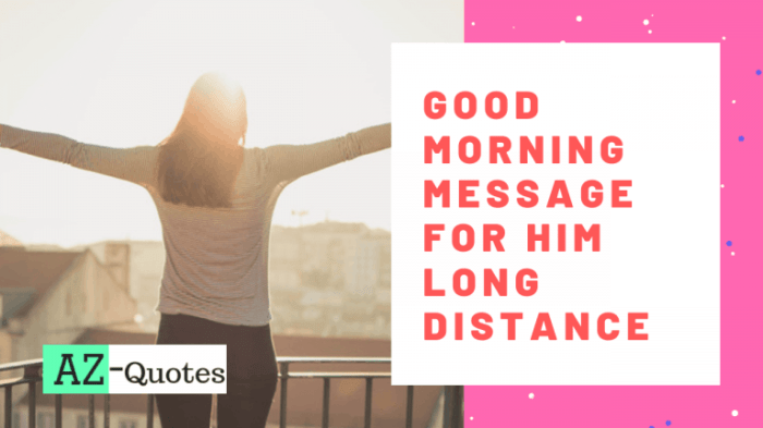 good morning message for a long distance relationship terbaru