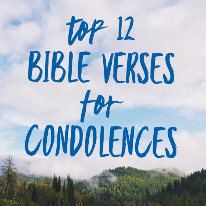 bible verses for condolence messages terbaru