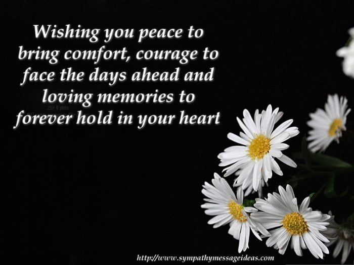 condolence messages for a friend