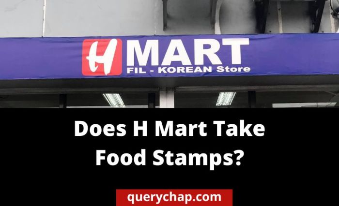 does h mart take food stamps